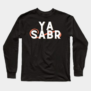 Sabir - Sabr Arabic Long Sleeve T-Shirt